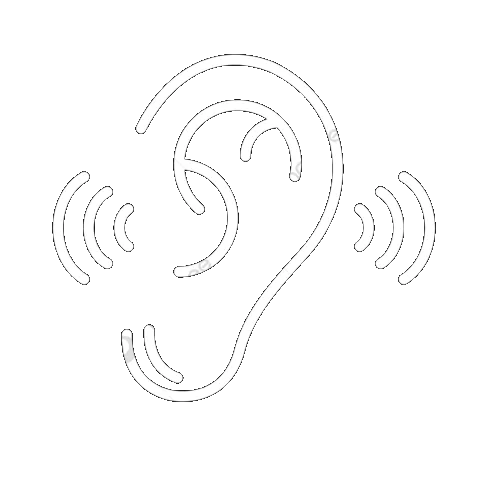 orecchio ascolto-bianco-ico
